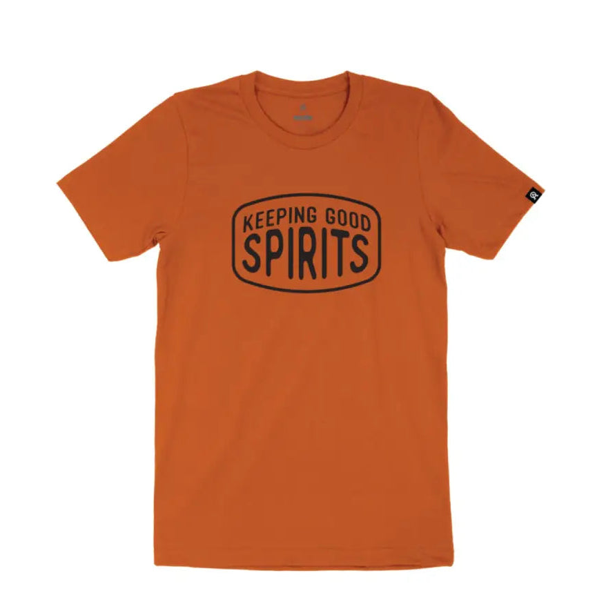 Keeping Good Spirits logo tee
