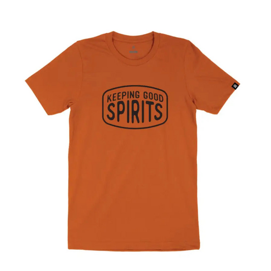 Keeping Good Spirits logo tee
