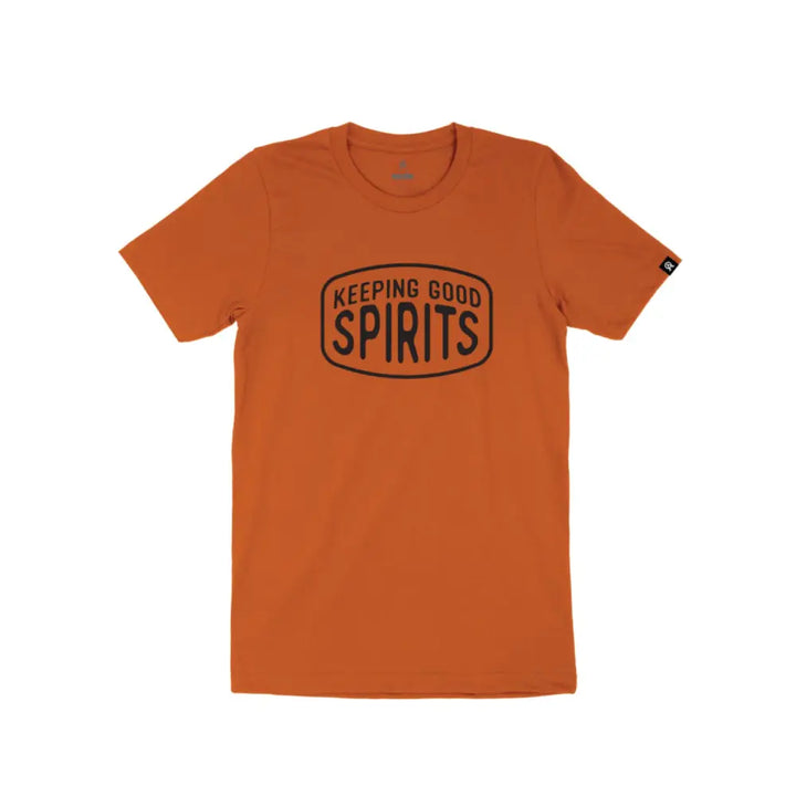 Keeping Good Spirits logo tee