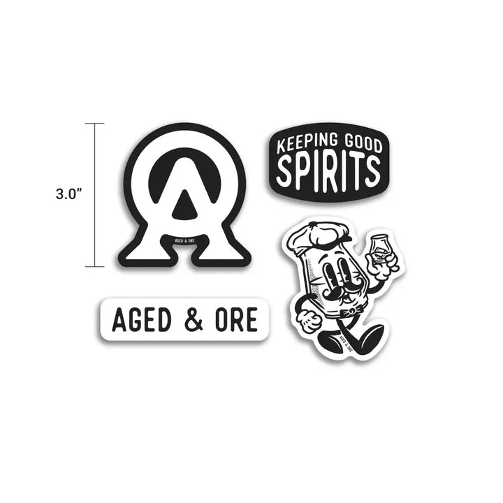Sticker Pack - Aged&Ore