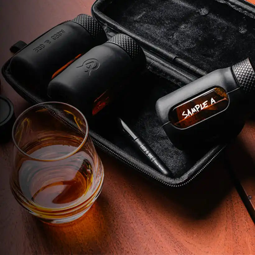 Whiskey tasting kit.